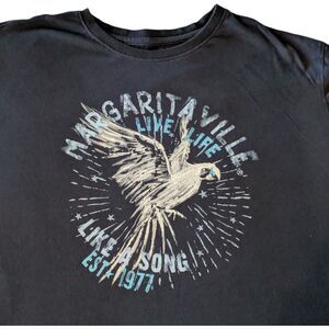 Margaritaville T-Shirt Mens Size XXL Live Life Like A Song Jimmy Buffet BLUE